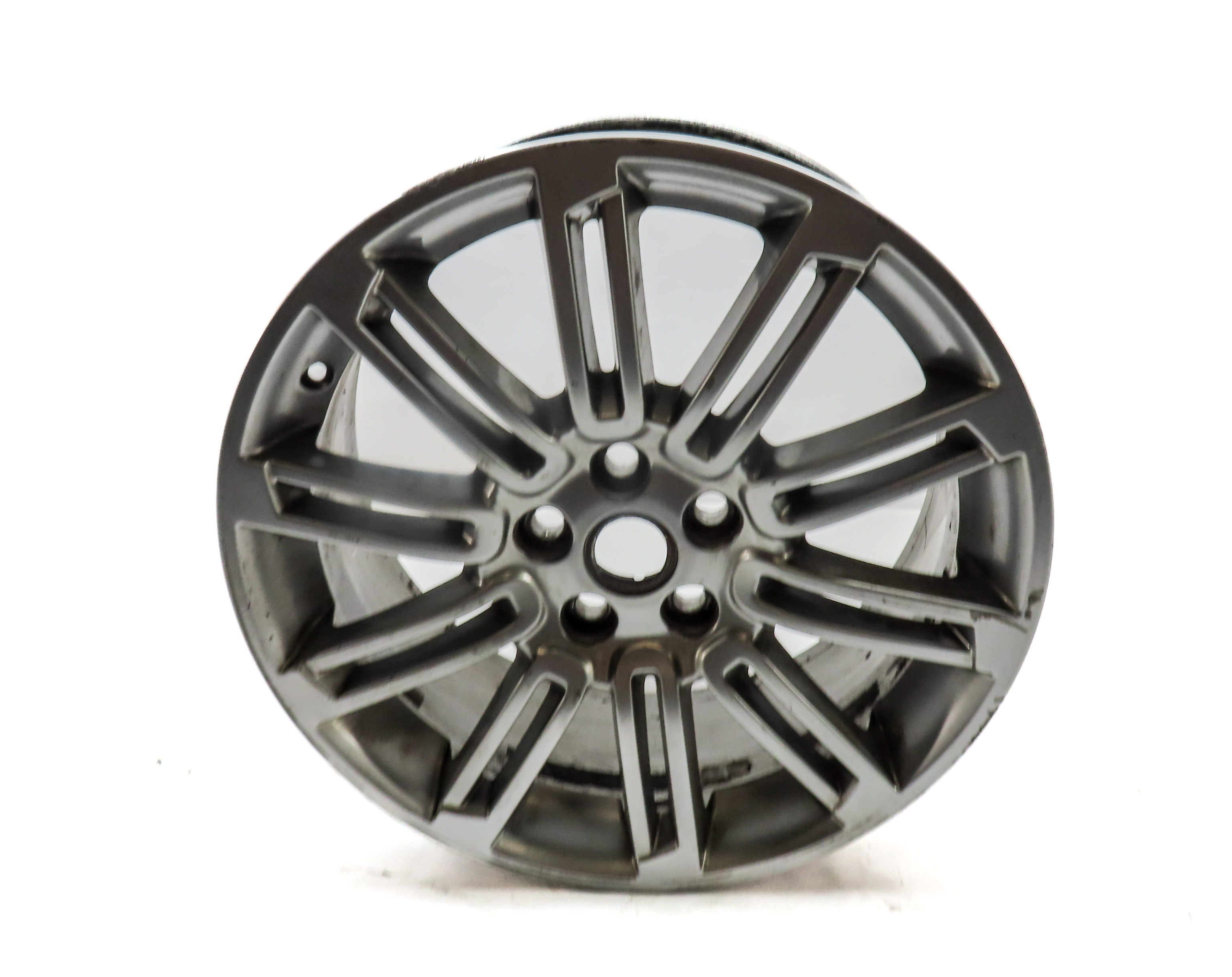 10-15 LAND ROVER LR4 10x8.5 10 SPLIT SPOKE ALUMINUM WHEEL RIM (SILVER SPARKLE) — exact item pictured